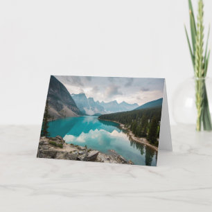 Wasser Moraine Lake Alberta Kanada Karte