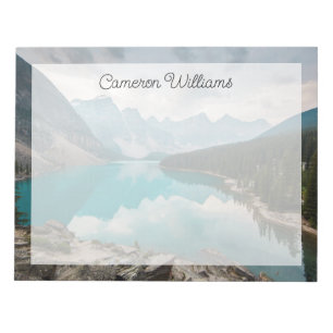 Wasser   Moraine Lake Alberta Kanada Notizblock