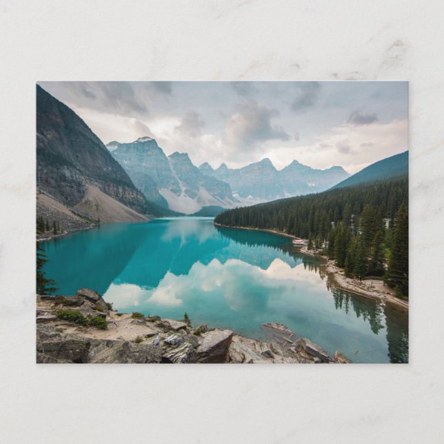 Wasser | Moraine Lake Alberta Kanada Postkarte (Vorderseite)