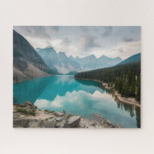 Wasser   Moraine Lake Alberta Kanada Puzzle