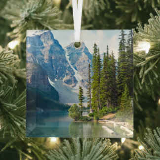 Wasser | Moraine Lake, Kanada Ornament Aus Glas