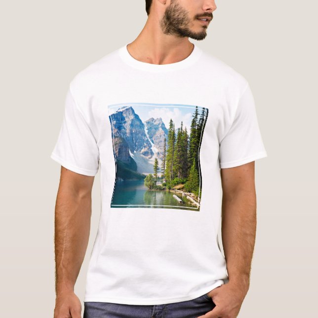 Wasser | Moraine Lake, Kanada T-Shirt (Vorderseite)