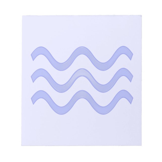 Wasser Notizblock (Vorderseite)