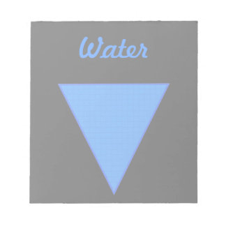 Wasser Notizblock