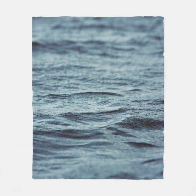 Wasser-Oberflächenstruktur Fleecedecke (Vorderseite)