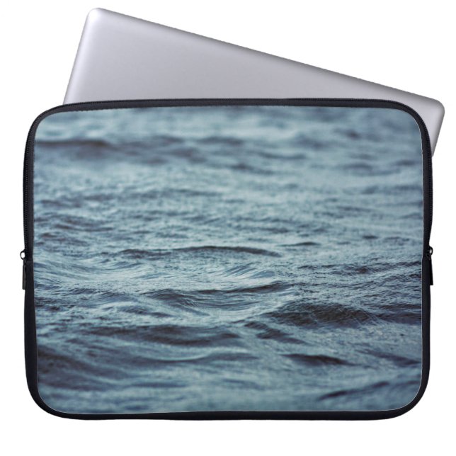 Wasser-Oberflächenstruktur Laptopschutzhülle (Vorderseite)