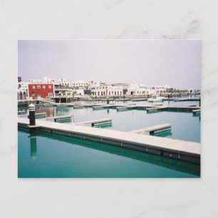 Wasser oder Glas? Postkarte