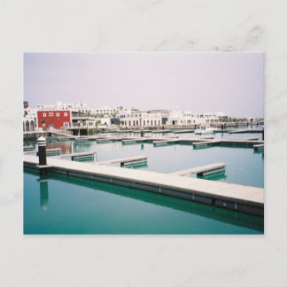 Wasser oder Glas? Postkarte