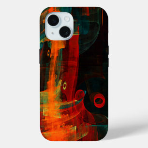 Wasser Orange Rot Blau Moderne Abstrakte Kunst Mus Case-Mate iPhone Hülle