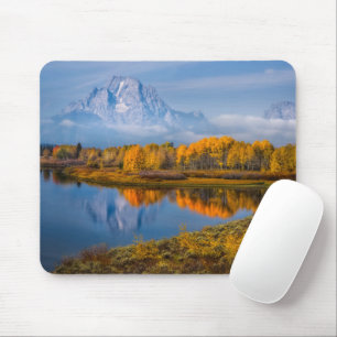 Wasser   Oxbow Bend Jackson Wyoming Mousepad