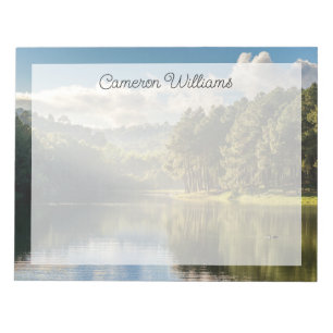 Wasser   Pang Oung Lake & Pine Forest Thailand Notizblock