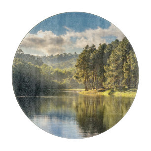 Wasser   Pang Oung Lake & Pine Forest Thailand Schneidebrett