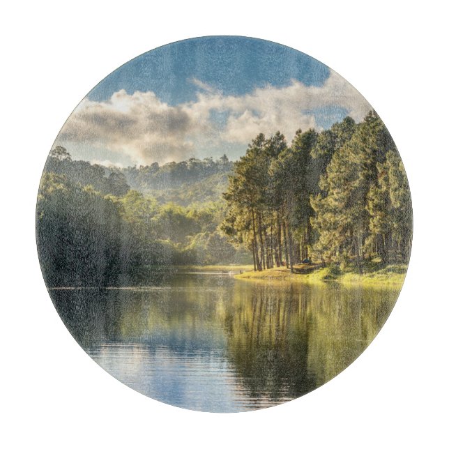 Wasser | Pang Oung Lake & Pine Forest Thailand Schneidebrett (Vorderseite)