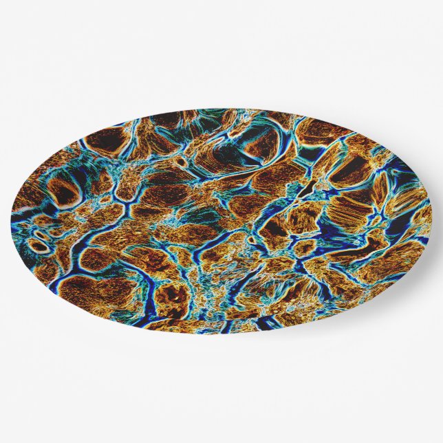 WASSER PAPPTELLER (Schrägansicht)