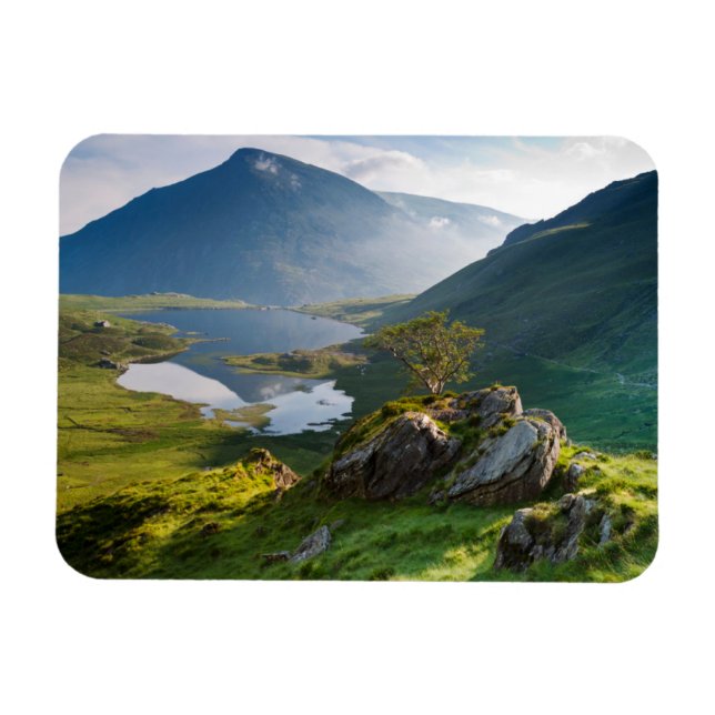 Wasser | Pen yr Ole Wen Lake Idwal Snowdonia Park Magnet (Horizontal)