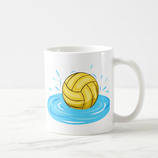 Wasser-Polo-Ball-Tasse Kaffeetasse (Rechts)