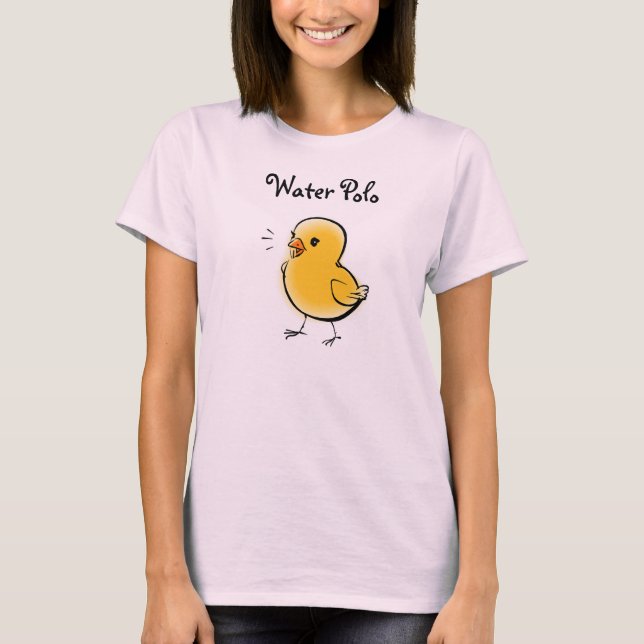 Wasser-Polo-Küken-T - Shirts (Vorderseite)