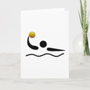 Wasser-Polo-universelles Sport-Symbol Karte