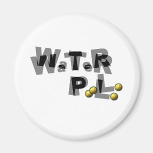 Wasser-Polo-Unschärfe Magnet