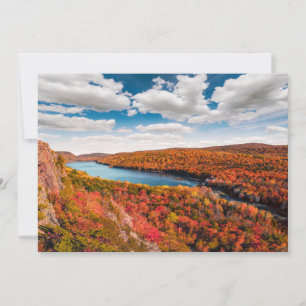 Wasser Porcupine Mountains Michigan Dankeskarte