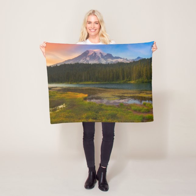 Wasser | Rainier National Park, Washington Fleecedecke (Beispiel)