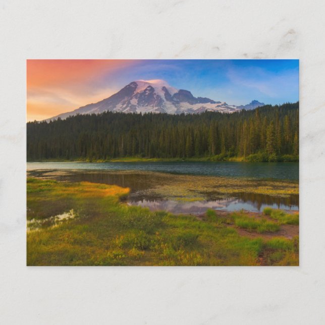 Wasser | Rainier National Park, Washington Postkarte (Vorderseite)