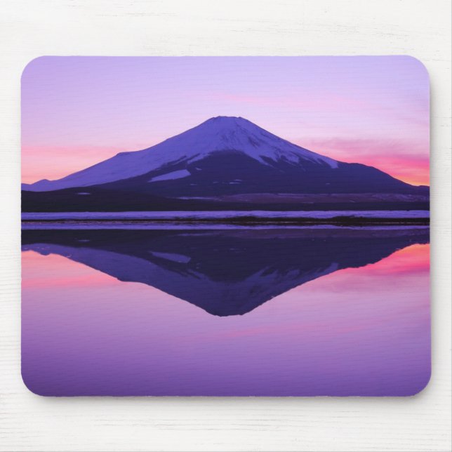 Wasser-Reflexionen | "Sakasa-Fuji " Mousepad (Vorne)