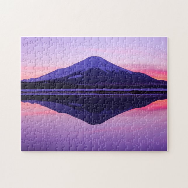 Wasser-Reflexionen | "Sakasa-Fuji " Puzzle (Horizontal)