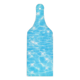 Wasser reißt Wasser Texturen blaues Wasser Moderne Schneidebrett