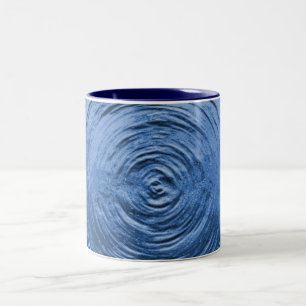 Wasser Rippelblau Zweifarbige Tasse