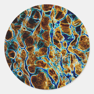 WASSER RUNDER AUFKLEBER