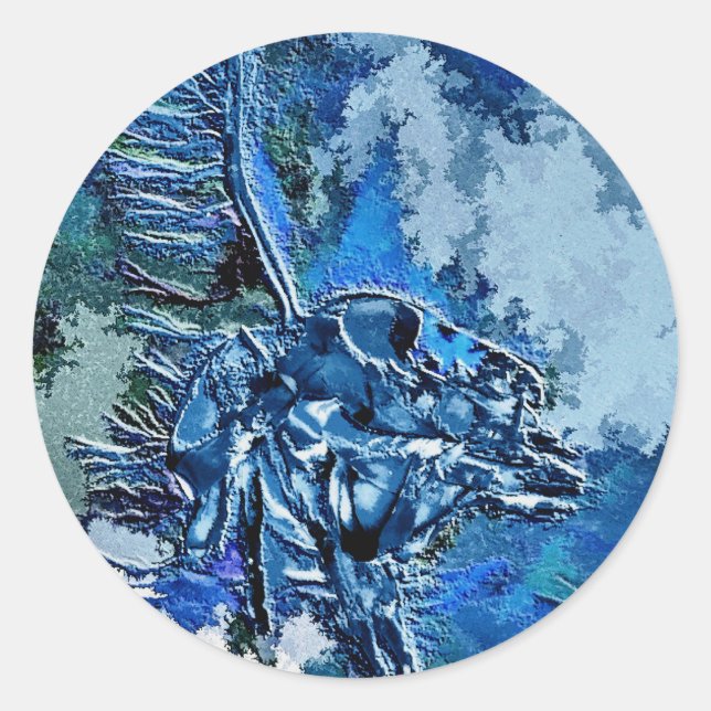 WASSER RUNDER AUFKLEBER (Vorderseite)