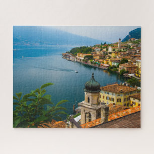 Wasser San Benedetto Church Lake Garda, Italien Puzzle