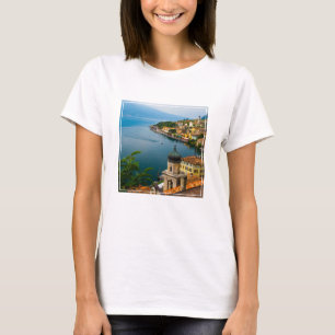 Wasser San Benedetto Church Lake Garda, Italien T-Shirt
