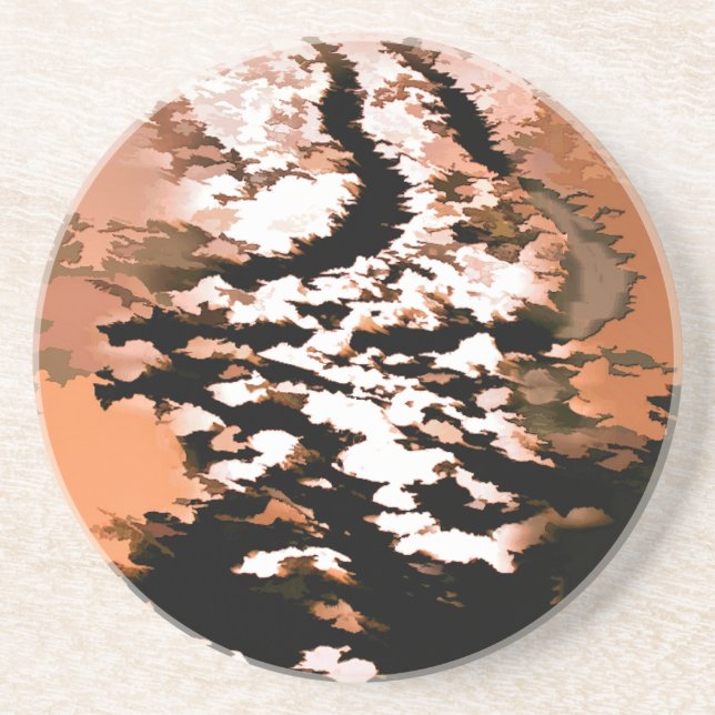 WASSER SANDSTEIN UNTERSETZER (Vorne)