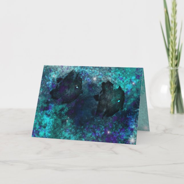 Wasser-Schatten Karte (Vorderseite)