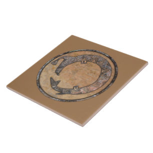 Wasser-Schläuche Mimbres-Keramik-Design Fliese