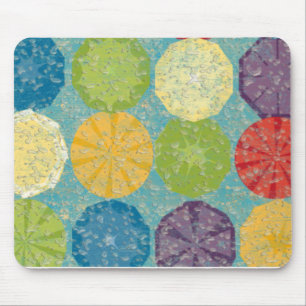 Wasser schüttelte bunt fruchtig Sommer! Mousepad
