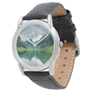 Wasser Schweizer Alpen Armbanduhr