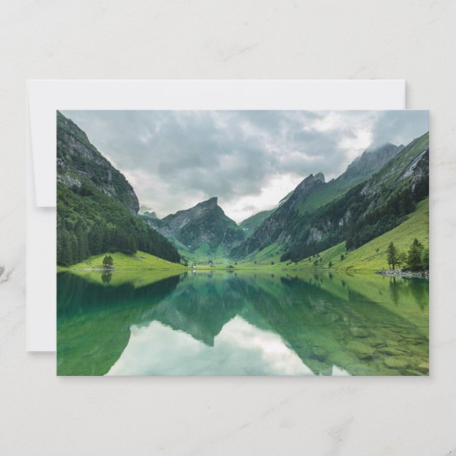 Wasser | Schweizer Alpen Dankeskarte (Vorderseite)