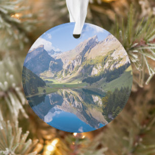 Wasser See Alpine Schweiz Ornament