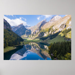 Wasser See Alpine Schweiz Poster