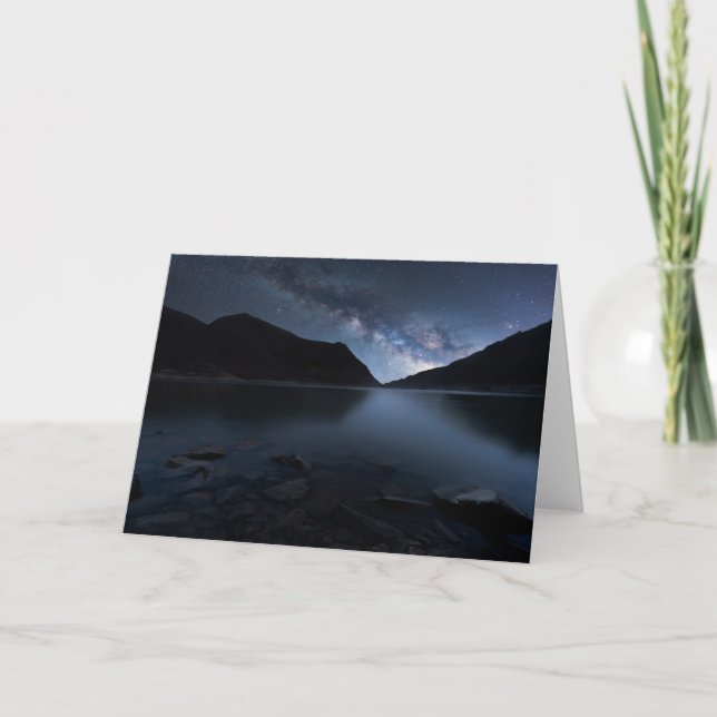 Wasser | See in der Nacht Karte (Vorderseite)