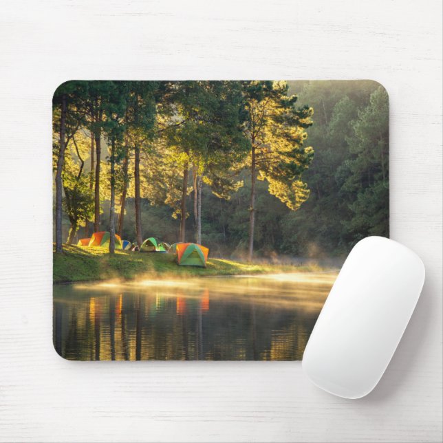 Wasser | See in Meahongson, Thailand Mousepad (Mit Mouse)