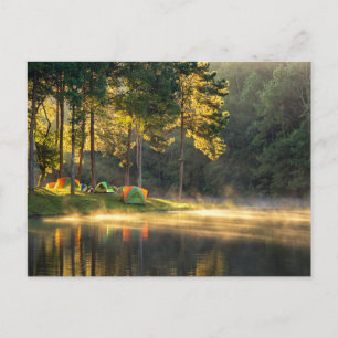 Wasser   See in Meahongson, Thailand Postkarte