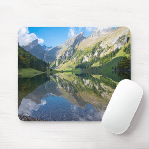 Wasser   Seealpsee Schweizer Alpen Schweiz Mousepad