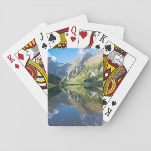 Wasser   Seealpsee Schweizer Alpen Schweiz Spielkarten