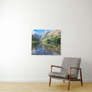 Wasser Seealpsee Schweizer Alpen Schweiz Wandteppich