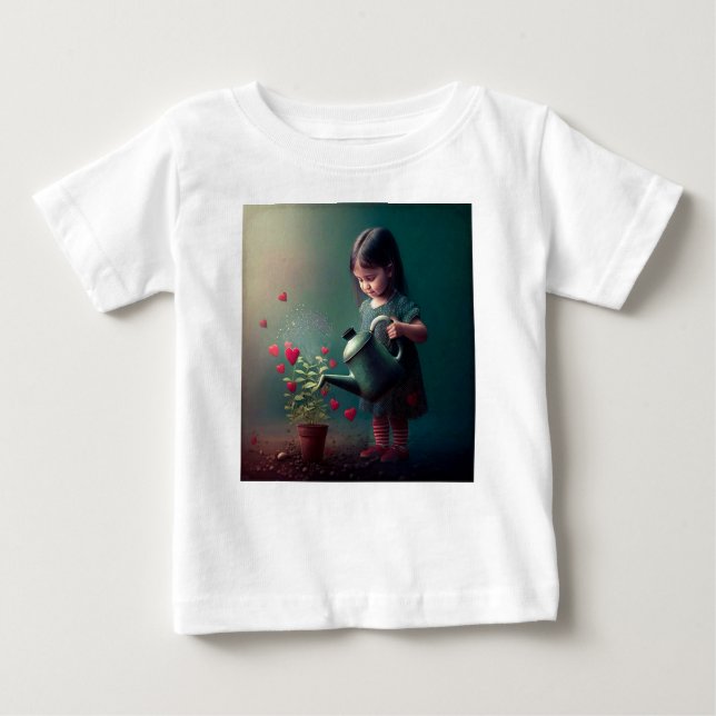 Wasser Sie Ihre Liebe Baby T-shirt (Vorderseite)