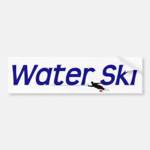 Wasser-Ski-Autoaufkleber Autoaufkleber